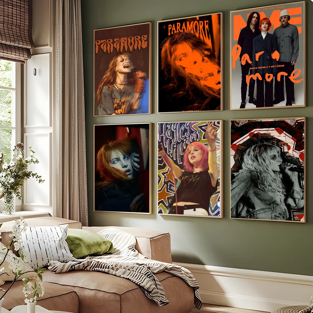 Певица P-Paramore аниме классические винтажные постеры HD качество настенные
