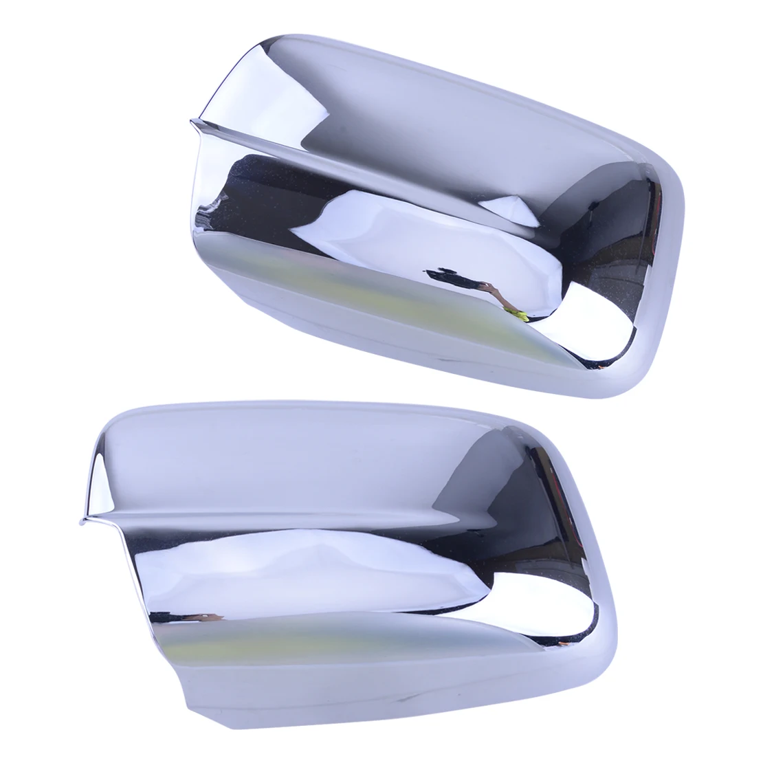 

2x Silver Rearview Mirror Cover Without Light Hole Fit For Dodge Ram 1500 2500 2009 2010 2011 2012 2013 2014 2015 2016 2017 2018