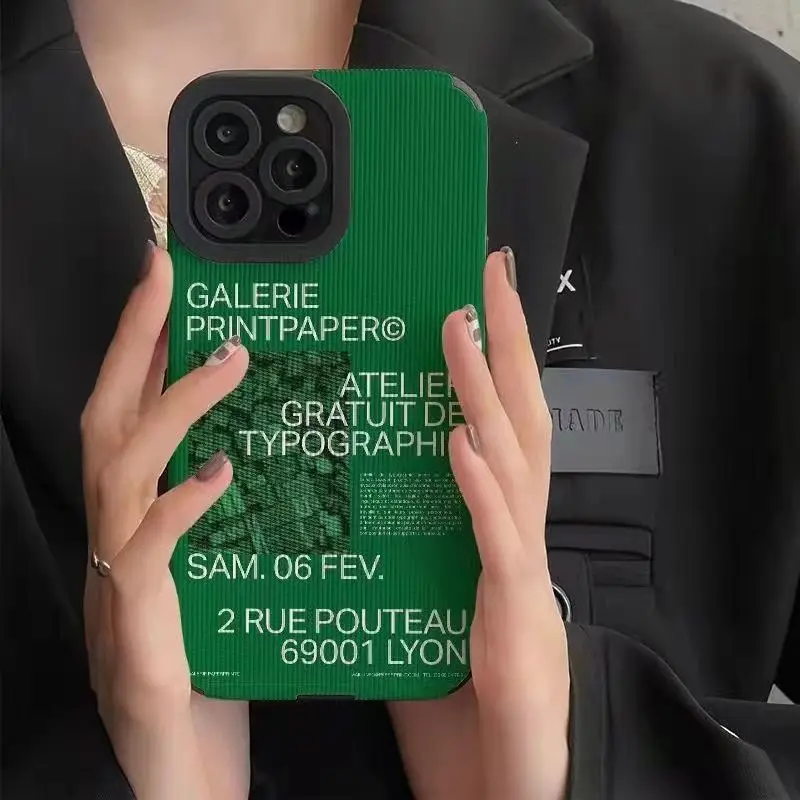 

New Fashion GALERIE Matte Case For iphone 14 13 12 11 Pro Max Cover X XR XS 7 8 Plus Soft Four Corners Anti-fall Coque Bumper