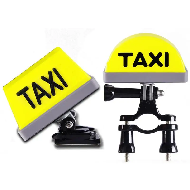 

LED TAXI Sign Light Helmet/Handlebar Mounting USB Rechargeable Indicator Decoration Kit For Motorcycle Tricycles