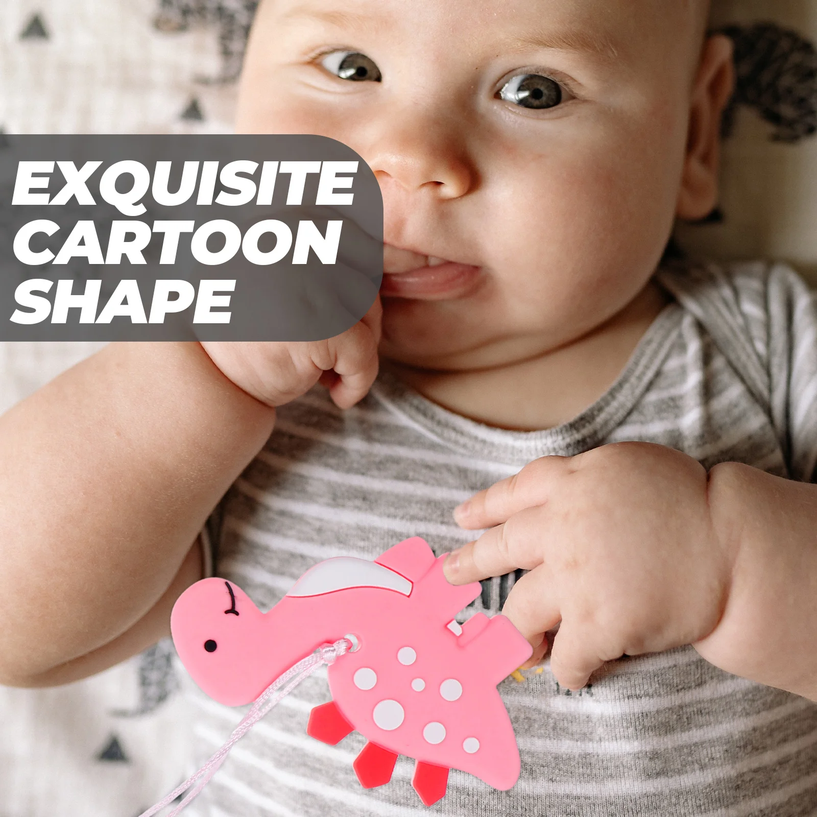 

Игрушки-прорезыватели для детей 6-12 месяцев, игрушки-прорезыватели, силиконовые игрушки, жевательное ожерелье для купания, детские игрушки-прорезыватели