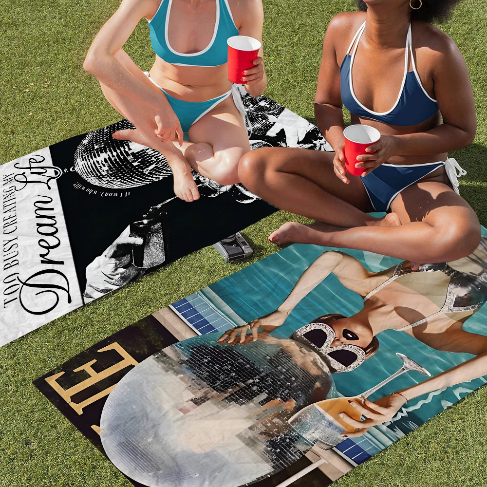 Полотенце Pink Disco Ball Art Print