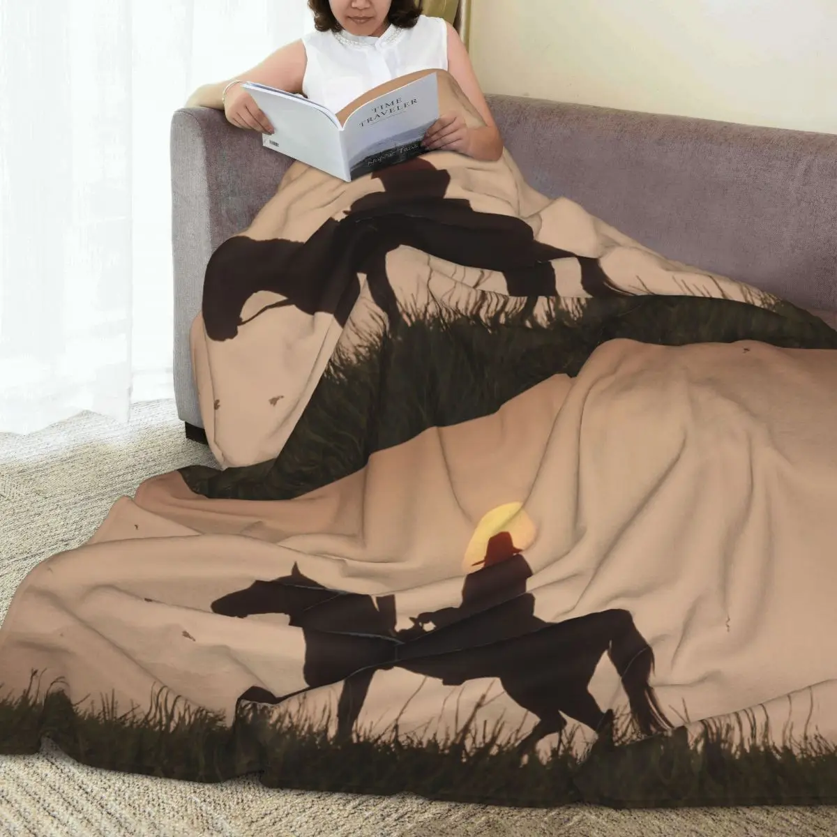 Фланелевые одеяла Red Dead Redemptions 2 RDR2 ковбойское одеяло на Запад США для дивана супер