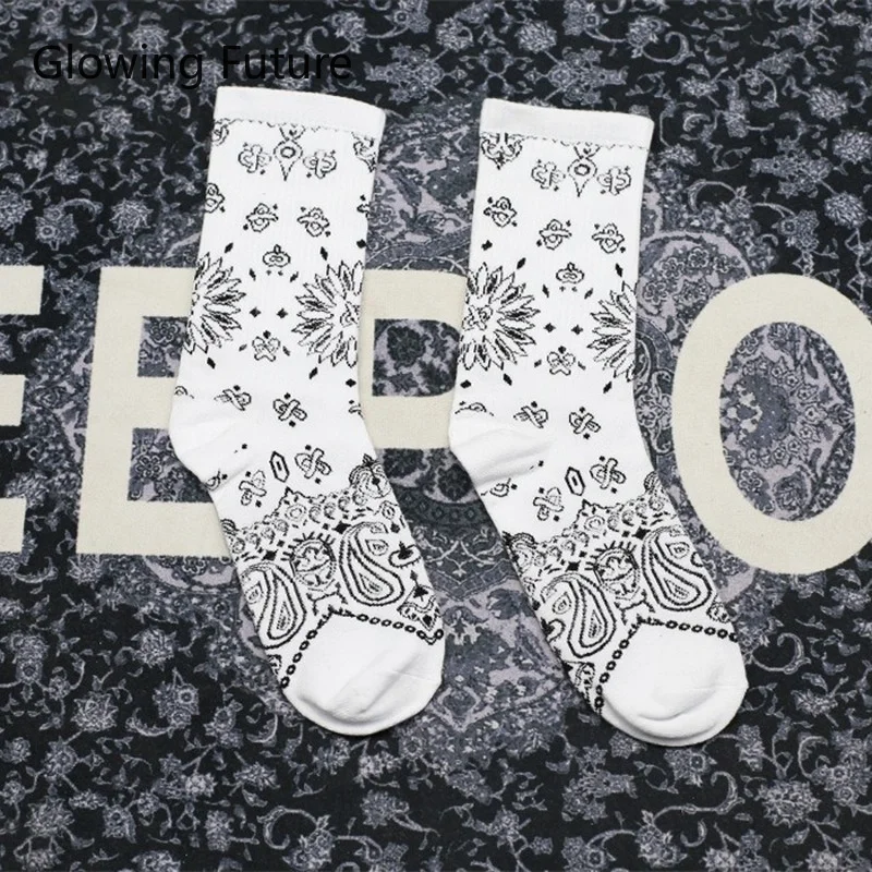 Хлопковые мужские носки с принтом европейские и американские уличные тренды