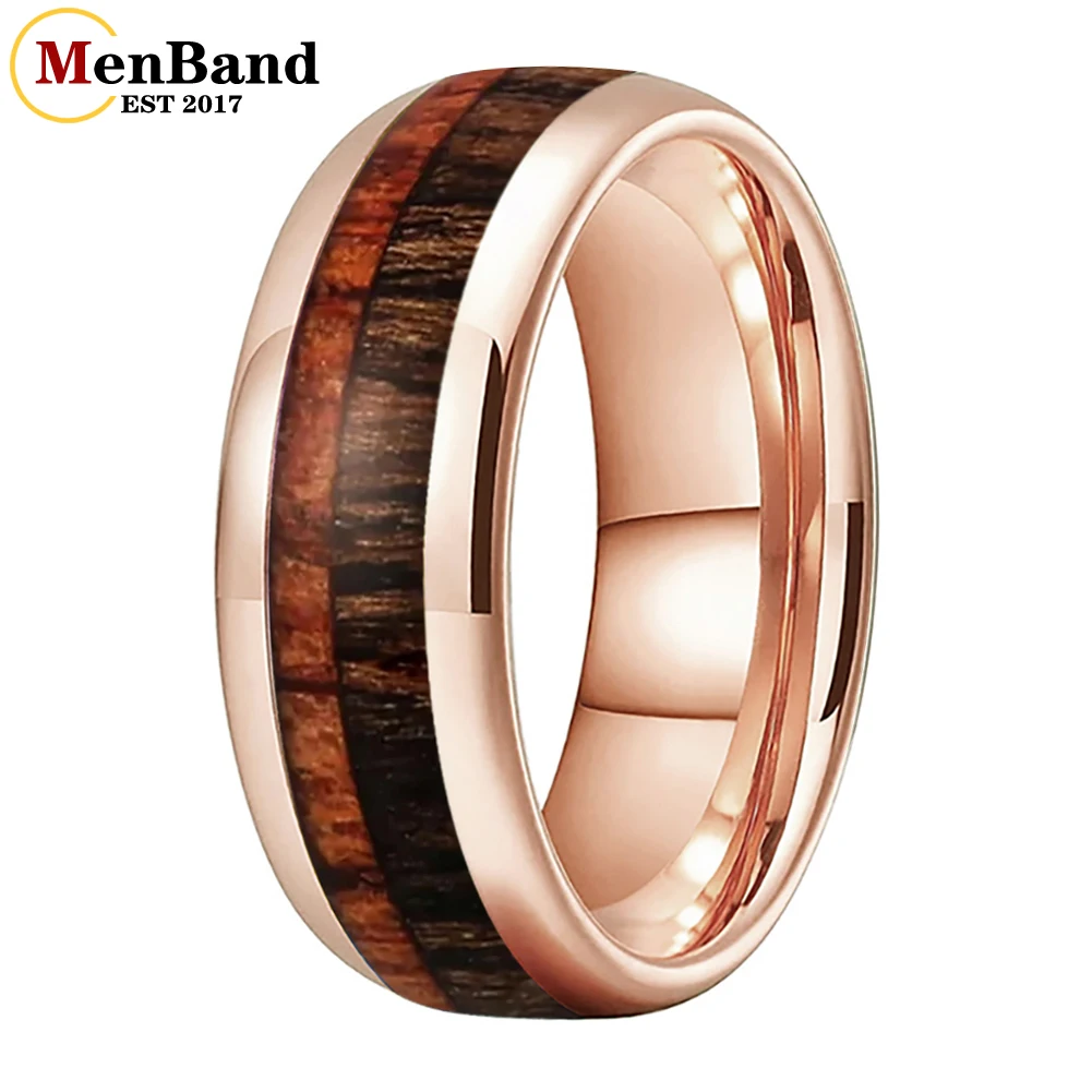 Мужские ювелирные изделия модные обручальные кольца из карбида вольфрама 8 мм