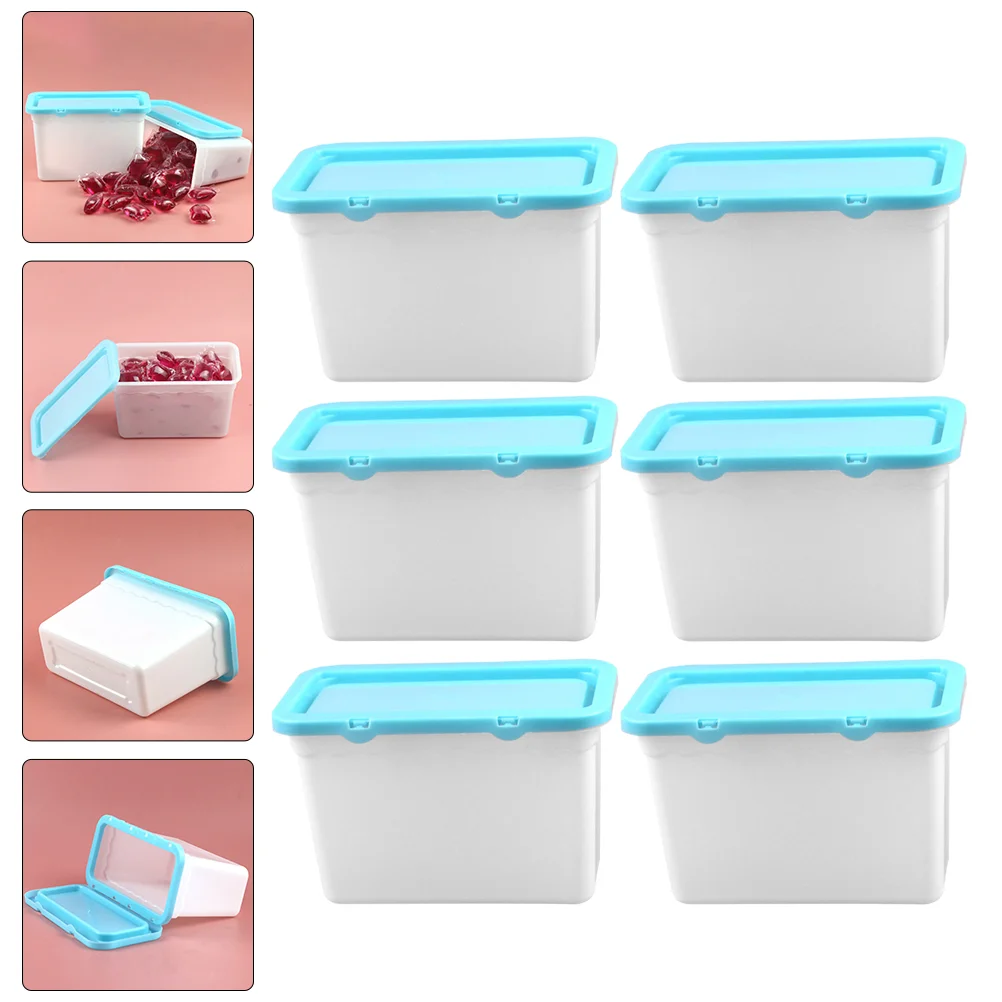 

Laundry Container Box Beads Dispenser Detergent Canister Storage Washing Wrapping Case Pods Dryer Sheets Dry Clothes Condensate