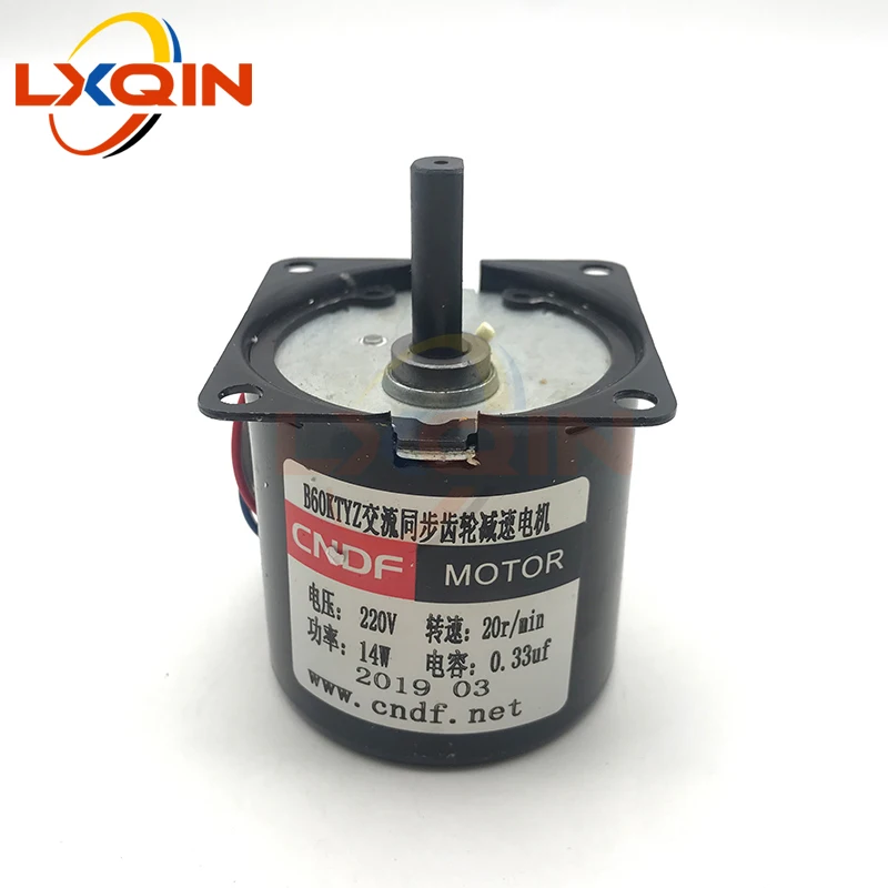 Фото Мотор системы подачи бумаги LXQIN для Roland Mutoh VJ1604 RJ900, двигатель для перемотки рулонов фотобумаги, мотор для намотки рулонов №3
