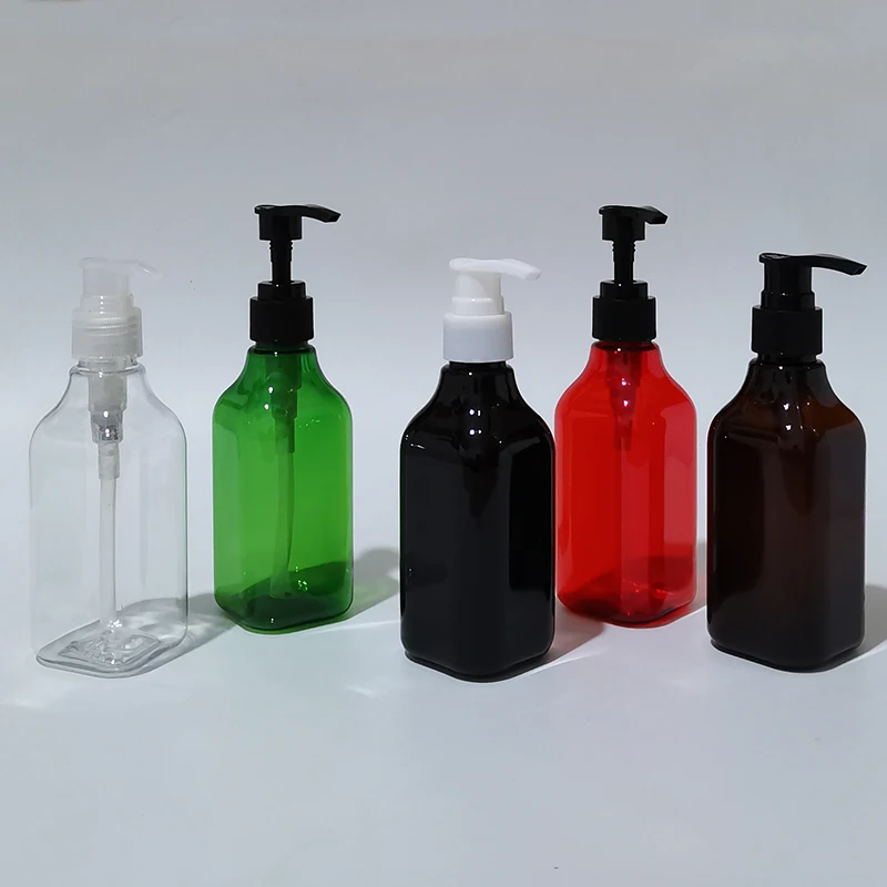 

30pcs 200ml Empty Plastic Containers High Quality PET Lotion Pump Bottles Used For Shampoo Body Cream Shower Gel Liqiud Soap