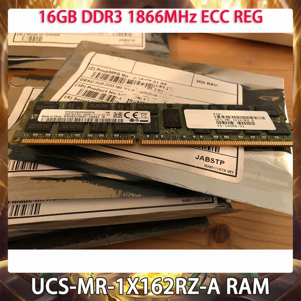 

Для Cisco 16GB DDR3 1866 ECC REG, Серверная память UCS-MR-1X162RZ-Оперативная память отлично работает, быстрая доставка, высокое качество