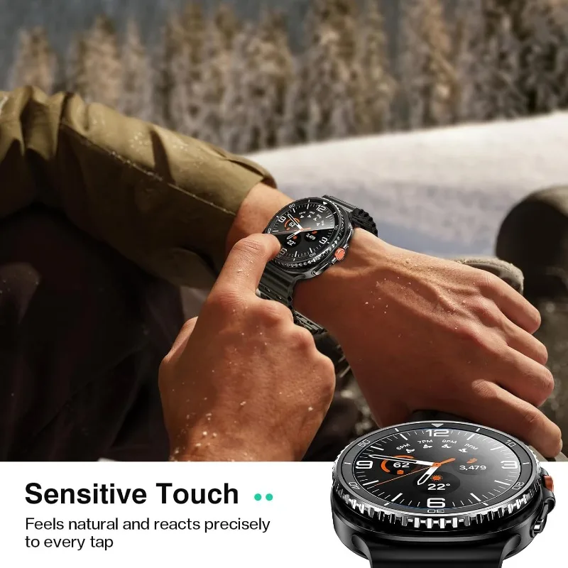 Фото 2 шт. закаленное стекло для Samsung Galaxy Watch 8 Classic/8 40 мм 44 мм защитная пленка для экрана от царапин с инструментом, легко устанавливаемый комплект №5