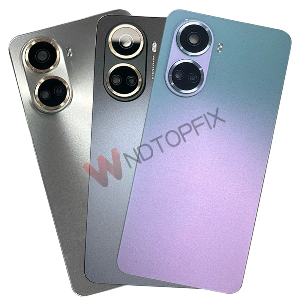 Для Huawei Nova 10 SE BNE-LX1 BNE-LX3 задняя крышка батарейного отсека с объективом камеры для