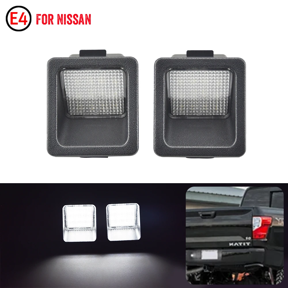 Лампа для Nissan Titan A61 2016-2019 Frontier(D41) 2022- 26510-EZ00A с номерным знаком цвет белый без ошибок