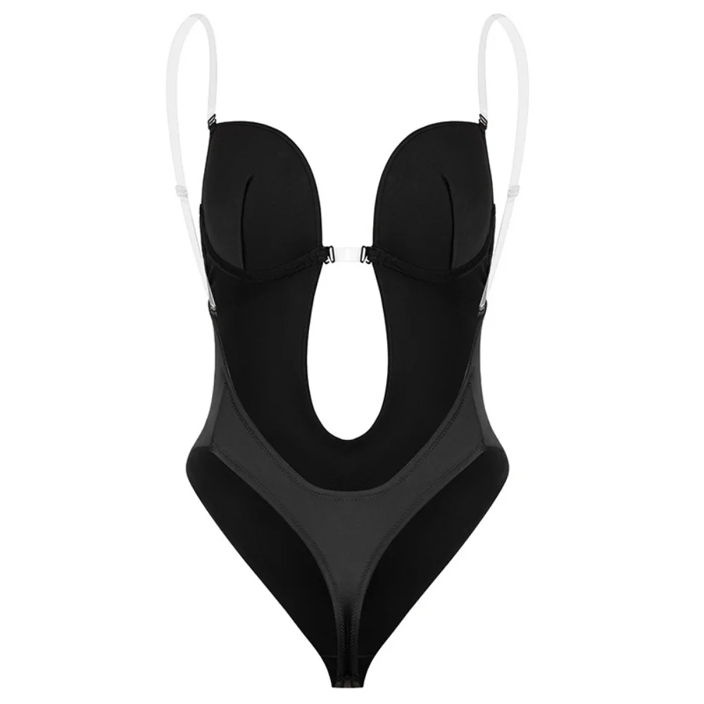 Deep U-shaped Invisible Halter Shapewear Comfortable Sexy Women Lingerie One-pieces  Body Shaper  Corsets for Women