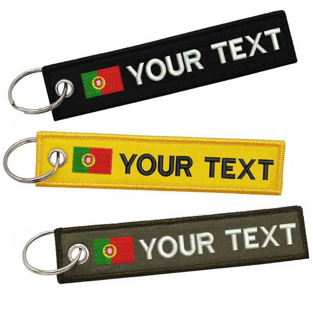 Фото Эргономичная Португалия, регулируемая текстовая бирка, двусторонняя вышивка для мотоциклов, автомобилей, квадроциклов №1
