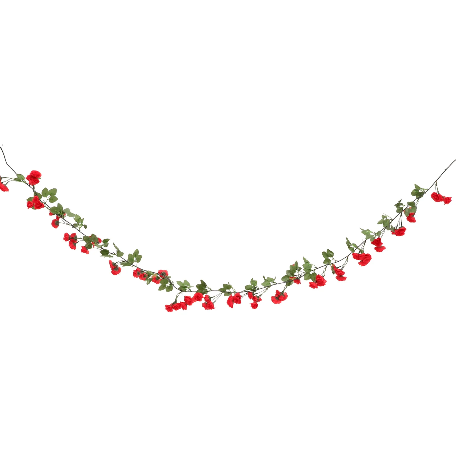 

Artificial Rose Vine Flower Garland Decorations Party Wedding Simulation Decorative Silk Cloth Pendant Ornament Ornaments