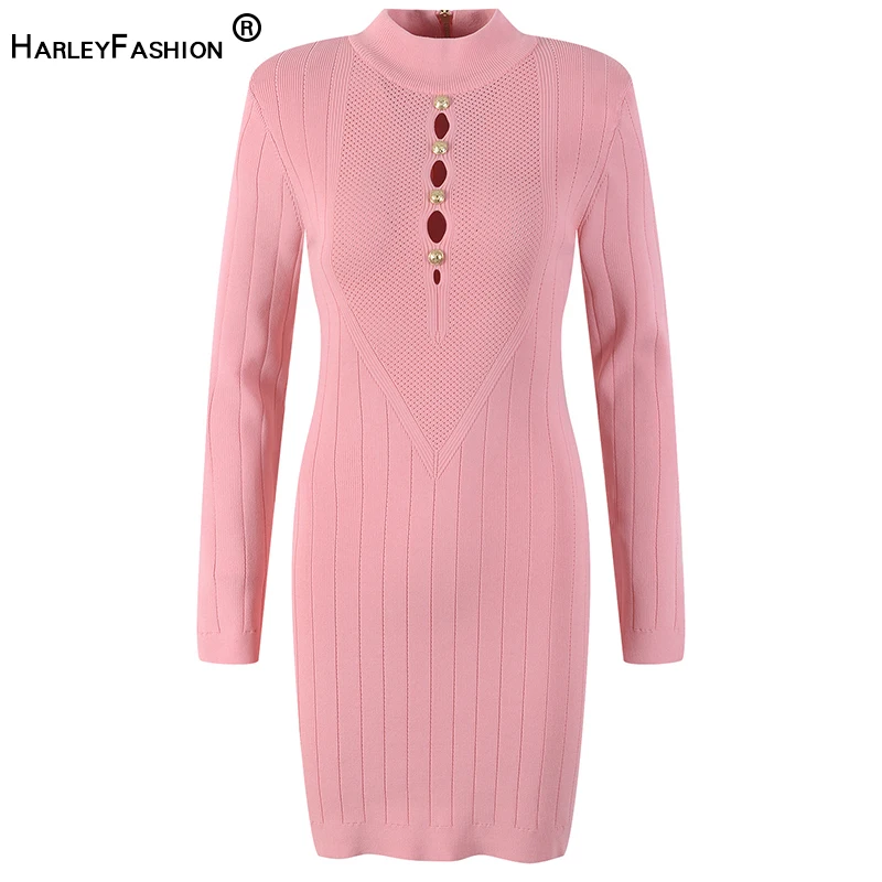 

2022 Trending Women Quality Plaid Color See Through Sexy Pink Dress for Female