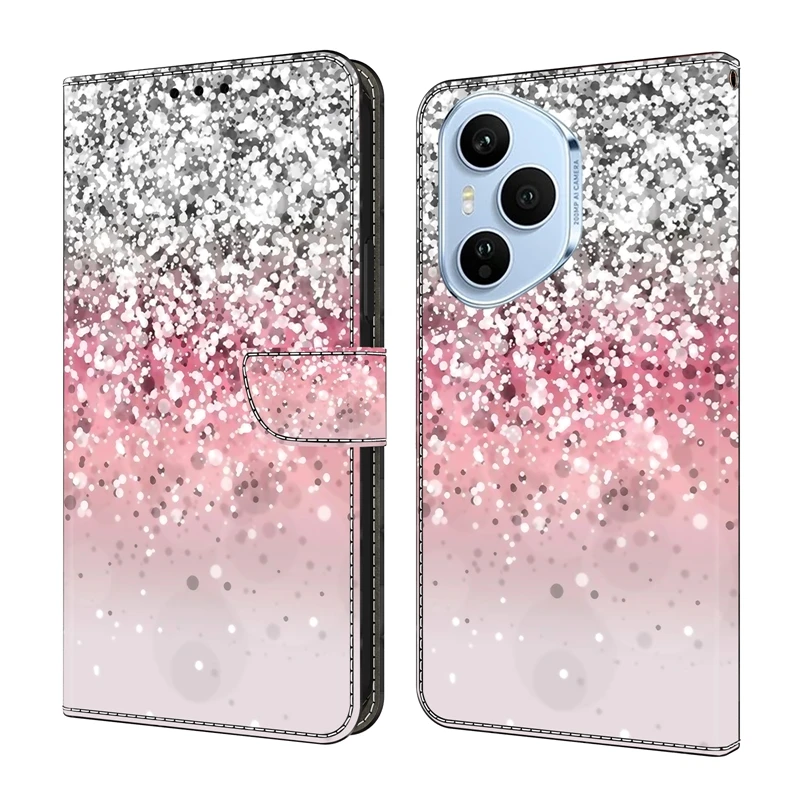 Фото Чехол-книжка-книжка с рисунком для Honor 400, чехол-книжка с рисунком для Huawei Honor 400 DNY-NX9, чехол для телефона Honor 400, чехол Fundas №2