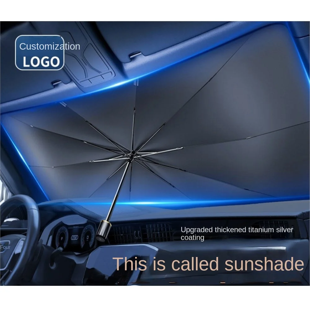 

Car Sunshade Car Interior Front Windshield Visor Sunshade Car Sun Shield Foldable Sunscreen Heat Insulation Car Accessories Tool