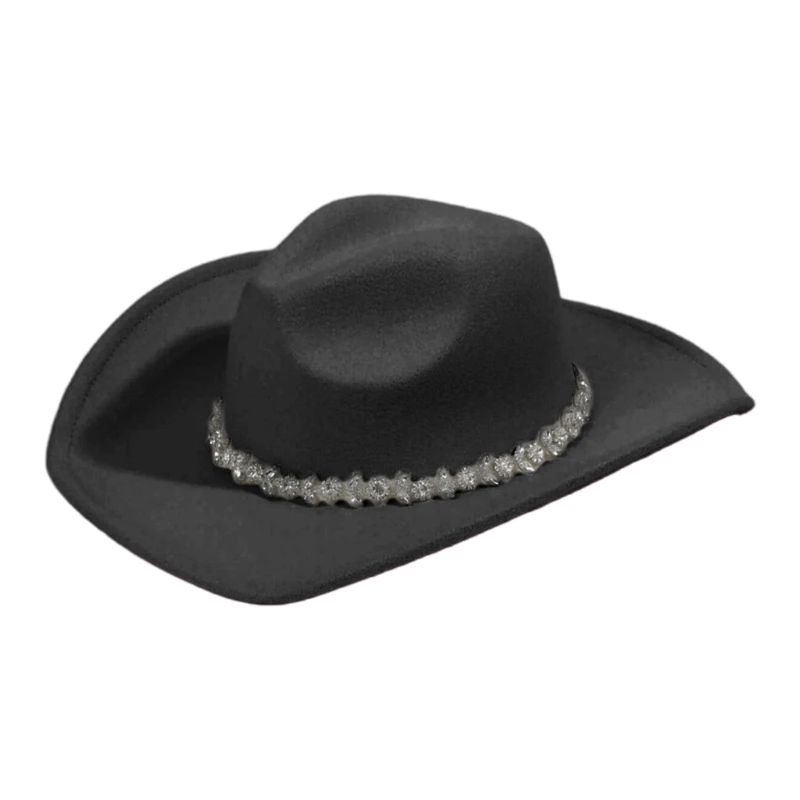 

Elegant Cowgirl Hat for Bridal Shower White Cowgirl Hat Bachelorette Party