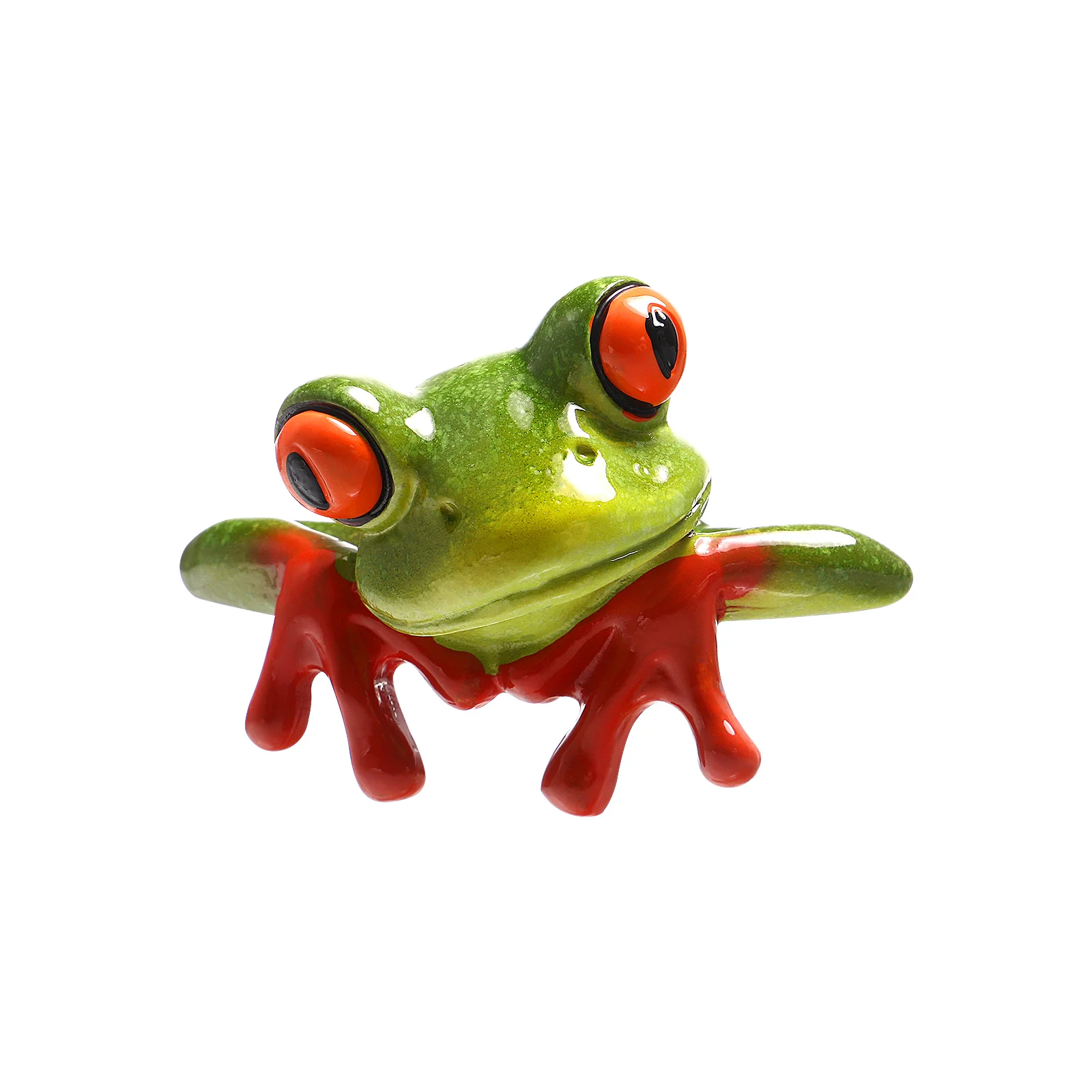 

Frog Decoration Desktop Computer Decoration Frog Figurines Creative Laptop Ornament Home Decor