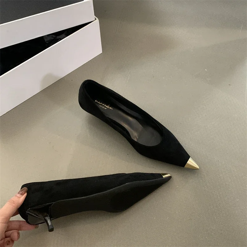 Женская обувь 2024 весенние туфли-лодочки последние сандалии на высоком каблуке с