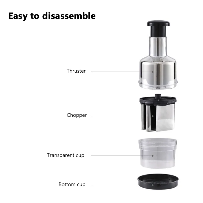 Многофункциональный ручной пресс для фруктов и овощей лезвие из нержавеющей