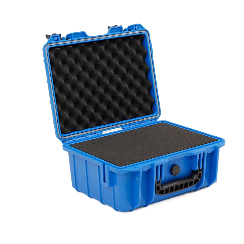 30 Pcs of ABS Plastic Waterproof ToolBox Safety Equipment Toolbox Suitcase Impact Resistant Case Shockproof Blue Color with Foam