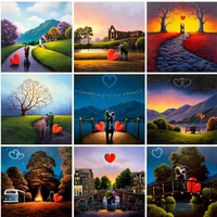 ruopoty painting by number lover couple drawing on canvas handpainted figure painting art gift diy pictures by number kits home