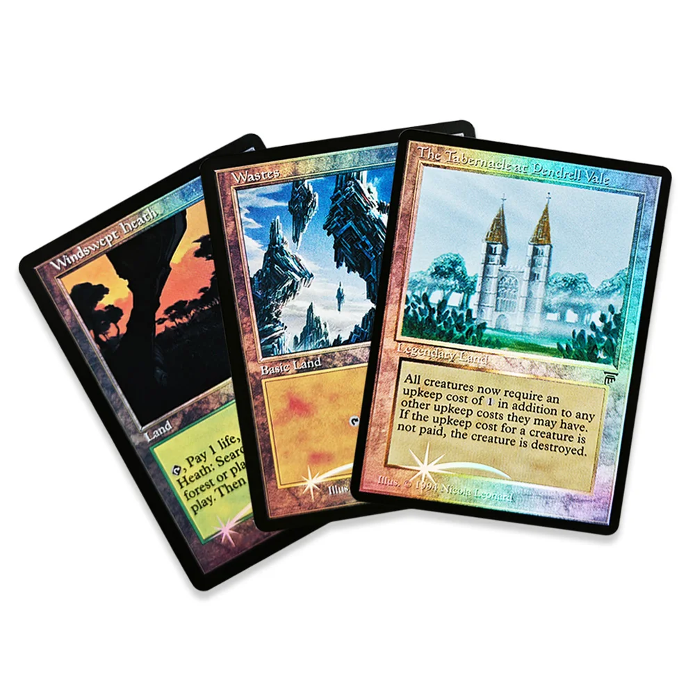 Фото Коллекционные карты TCG: Редкие магические фольгированные карты для игры — Ветреная поляна/Пустоши/Табернакл в Пендрейл-Вэле — Игрушки, хобби, подарки для мальчиков №2