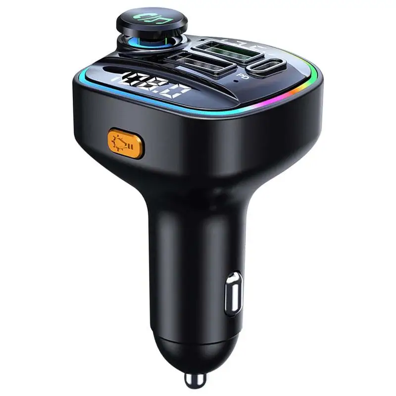 

Автомобильный адаптер, радиопередатчик, автомобильный беспроводной адаптер с зарядным устройством, Модернизированный 5.0 беспроводной FM-пе...