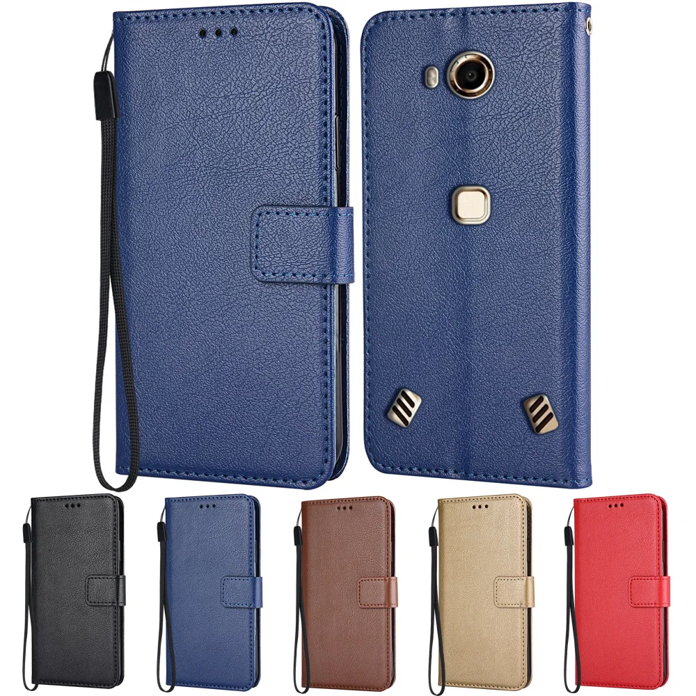 Кожаный чехол-книжка для Doogee S60 Lite |