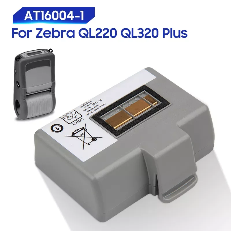 

Оригинальная сменная батарея для Zebra QL220 QL320 Plus QL320 + QL220 + реальная батарея 1900 мАч