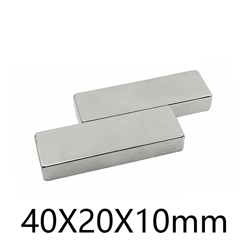 2-20 шт. неодимовые магниты NdFeB 40 х20х10 мм