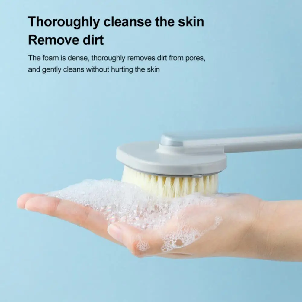 

Foam Bathroom Brush Soft Hair Bath Brush Liquid Bath Brush Shower Spa Massage Skin Multifunctional Bath Brush Exfoliating Scrub