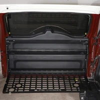 for toyota fj cruiser 2007 21 car tailgate luggage carrier folding storage shelf tailgate table aluminum alloy black auto parts