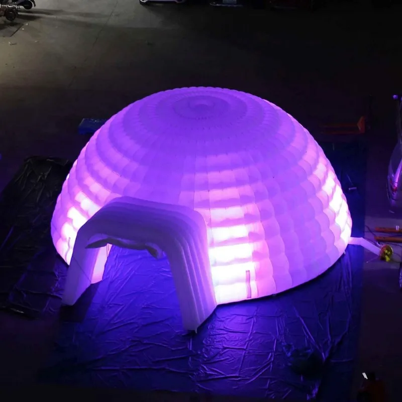 

SAYOK 26.25ft Inflatable Dome Tent Giant Inflatable Igloo Dome Tent Marquee Lighting Tent for Party Wedding Show Exhibition