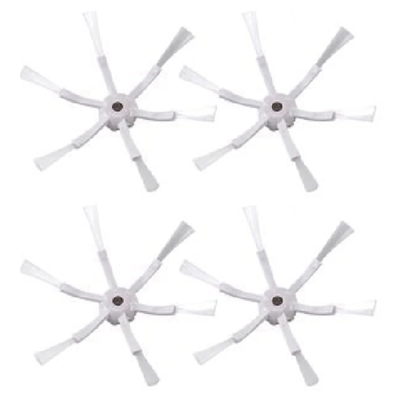 White 6 Arms Side Brush For Xiaomi 1S MI Robot Vacuum 2 Roborock S50 S51 S5 Cleaner Parts Accessories
