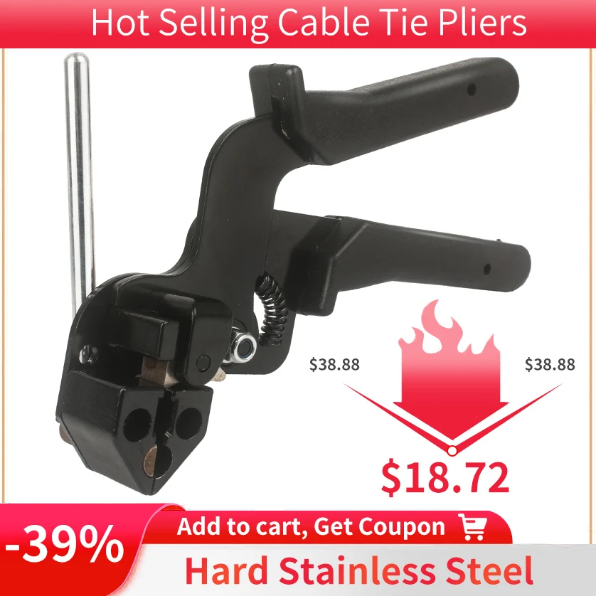 Кабельная Стяжка из нержавеющей стали многоцелевой блокировочный Металлический