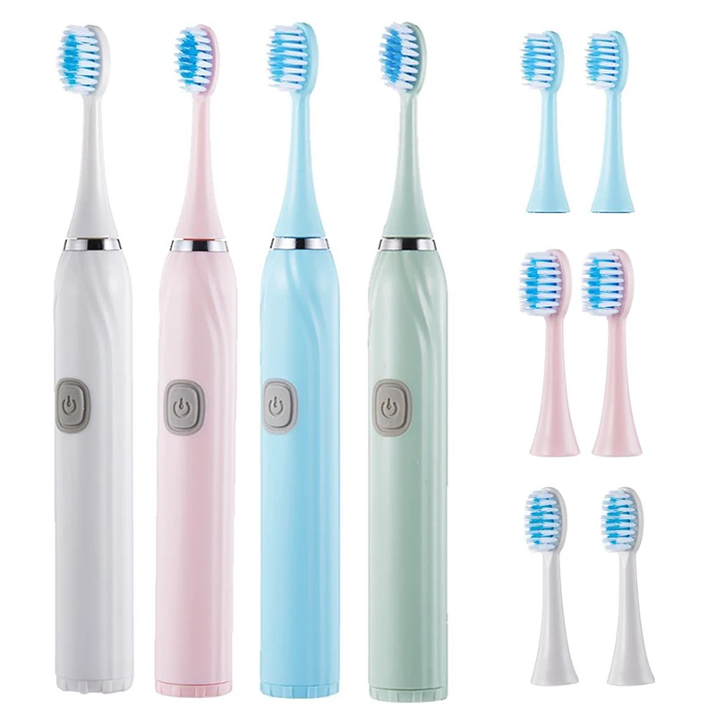 

Electric Toothbrush Soft Bristle Waterproof Ultrasonic Teeth Calculus Remover Whitening Smart Cleaning Tooth Brushes