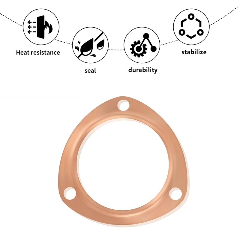 2 1/2 &quotмедные прокладки выхлопного коллектора 5-дюймовые для SBC BBC 302 350 454 (3 модели