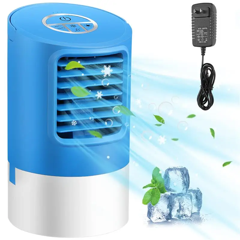 

Personal Space Cooler Mini Portable Air Conditioner Fan Small Desktop Fan Personal Table Fan Compact Air Cooler With US Plug