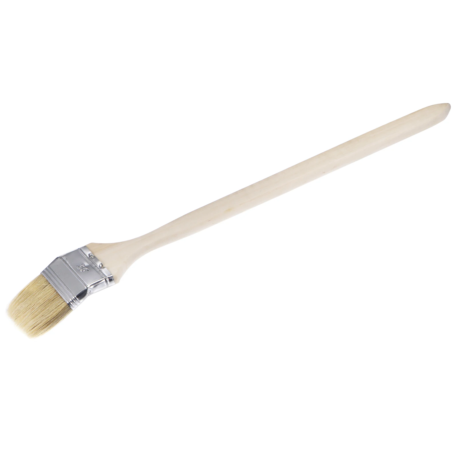 

Uxcell Bent Paint Brush 16.5" Length 2.5" Width Bristle with Long Wood Handle for Wall Treatment