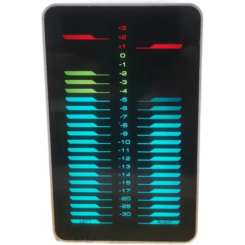 Nvarcher CNC Dual Channel LED Sound Level Meter Stereo Music Spectrum Dot Matrix Screen Display Visualizer Home/Car