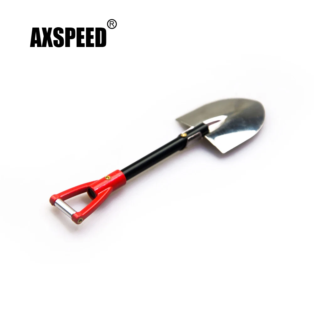 Металлическая мини-лопата AXSPEED имитация 105 мм для Axial SCX10 90046 Wraith TRX4 1/10 RC пульт