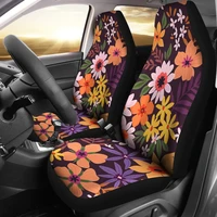 colorful floral flowers car seat covers pair 2 front seat covers car seat protector car accessories