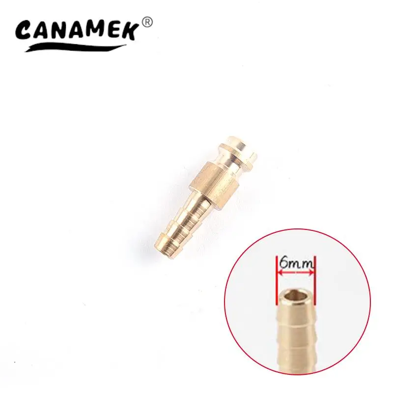 

Быстроразъемный газовый адаптер с водяным охлаждением для сварки TIG/MIG, латунный, M6/M8