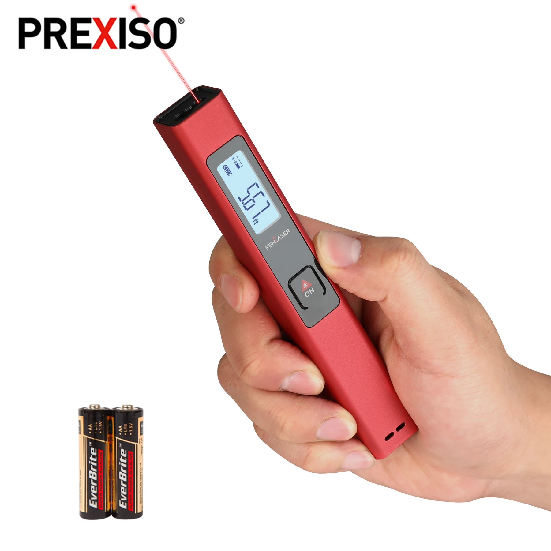 

Лазерный дальномер PREXISO 20 м/65 футов с ЖК-дисплеем, 6-дюймовый мини-лазер, дальномер, дальномер