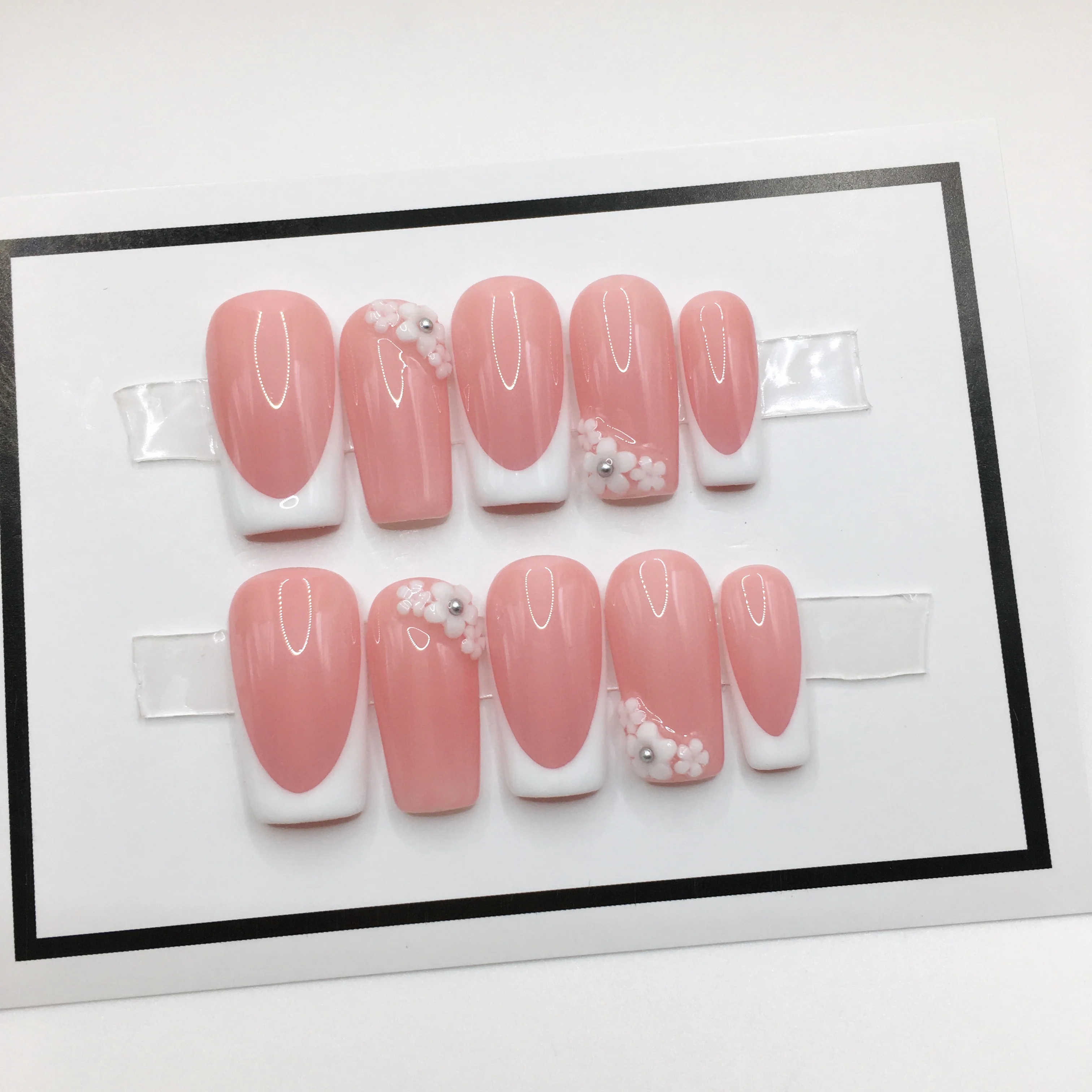 Роскошные хорошее качество ручной работы пресс на ногтях оптовая цена