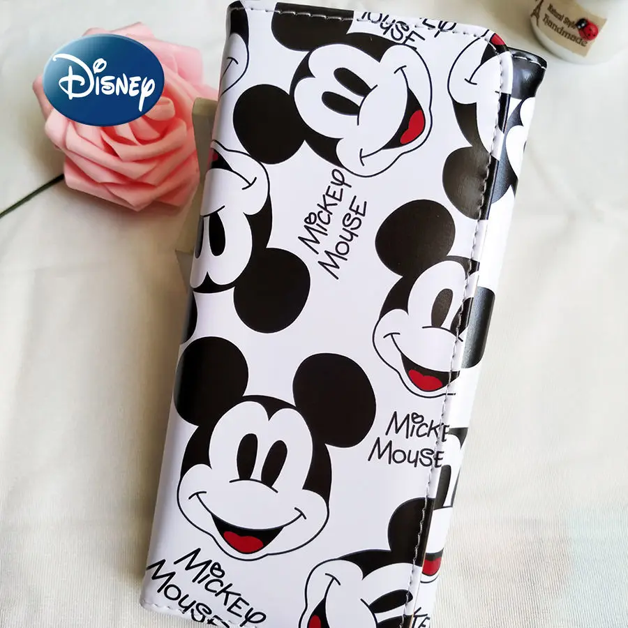 

Disney Mickey New Women's Long Wallet PU Multi-Card Slot Large Capacity Coin Purse High Quality Multi-Card Ladies Luxury Wallet
