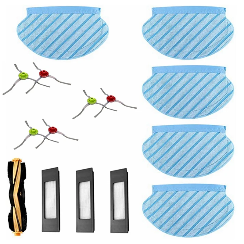 

Accessories Kit for ECOVACS DEEBOT OZMO950 920 T5 Replacement Parts Brushes Filters & Mop Cloths
